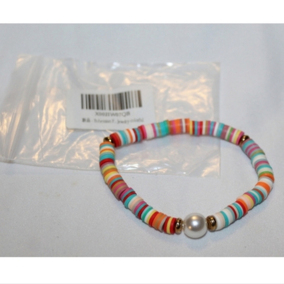 Rainbow Confetti Beaded Bracelet - Picture 15 of 16